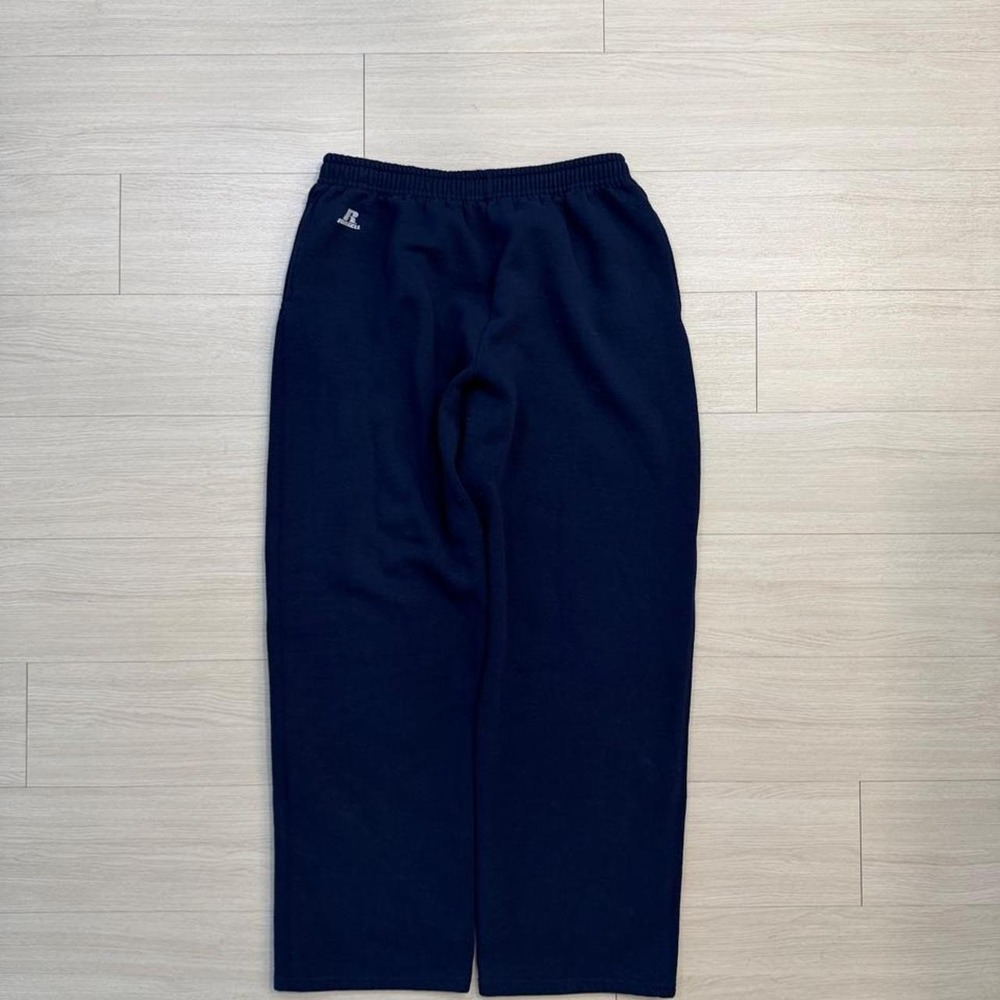Vintage Russell Athletics Wide Leg Navy Blue Sweatpants Mens Size XL Casual
